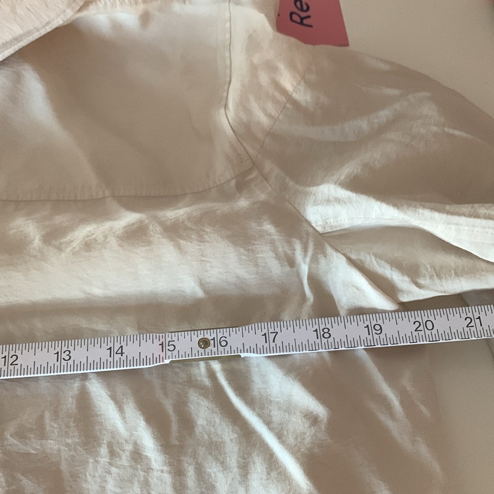 COS Cream Button-Up Shirt - Picture 9 of 9